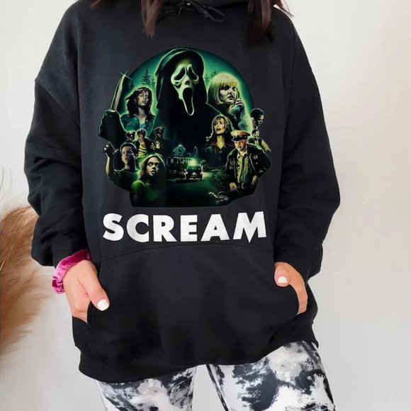 Shirts | Scream Ghostface Hoodie Creepy Halloween 8s | Poshmark
